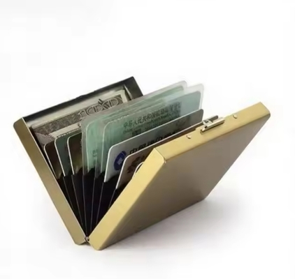 quality  Custom Stainless Steel Sheet Metal Parts RFID Blocking Business Card Cast factory