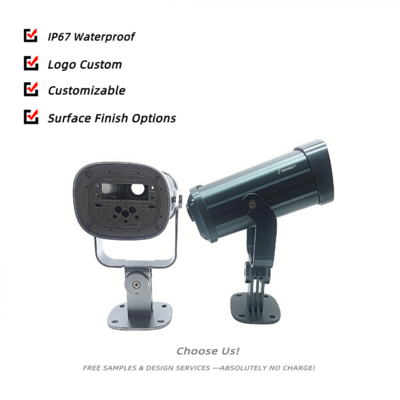 Customized IP67 Waterproof Aluminum Die Casting CCTV Camera Housing Outdoor Security Enclosures